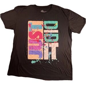 Vibes Mens T-Shirt Just Did It‎ Sz 4XL Graphic Print Confetti Poster Scene